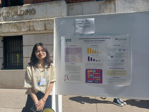 Me presenting my research at the STAR showcase